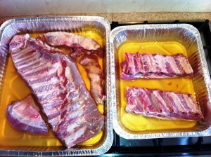 Ребрышки в маринаде